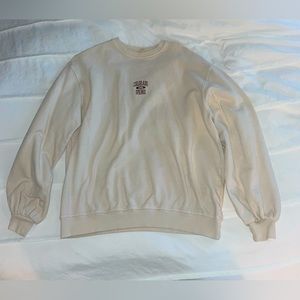 Urban Outfitters Crew Neck - Cream, size S (fits best a M)